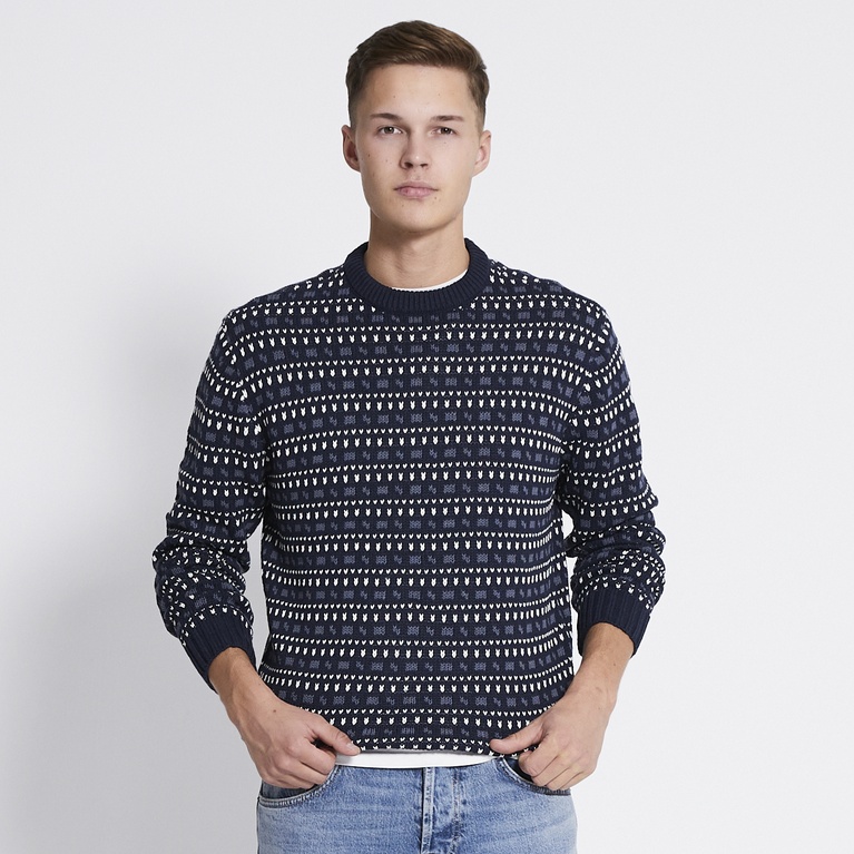 Pattern knit sweater "Felize"